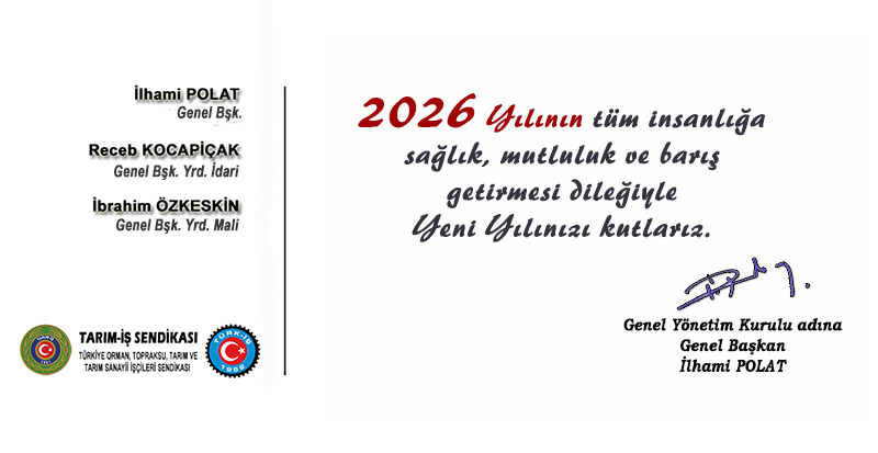 2026,Tüm Emekçiler İçin Umut, Dayanışma Ve Bereket Yılı Olsun