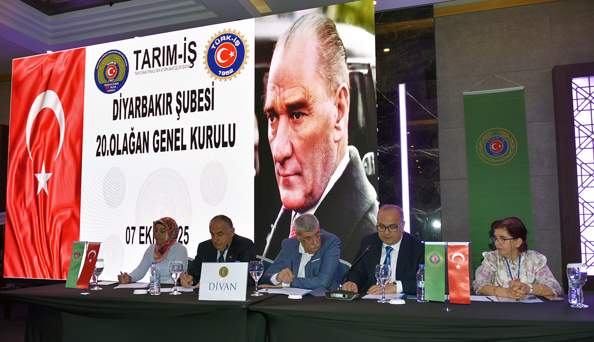 SENDİKAMIZ DİYARBAKIR ŞUBESİ 20. OLAĞAN GENEL KURULU TAMAMLANMIŞTIR