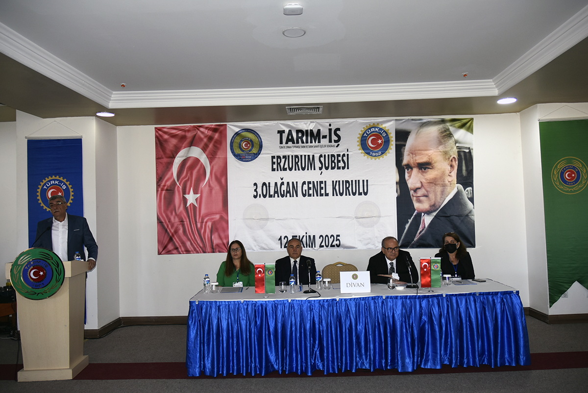 SENDİKAMIZ ERZURUM ŞUBESİ 3. OLAĞAN GENEL KURULU TAMAMLANMIŞTIR