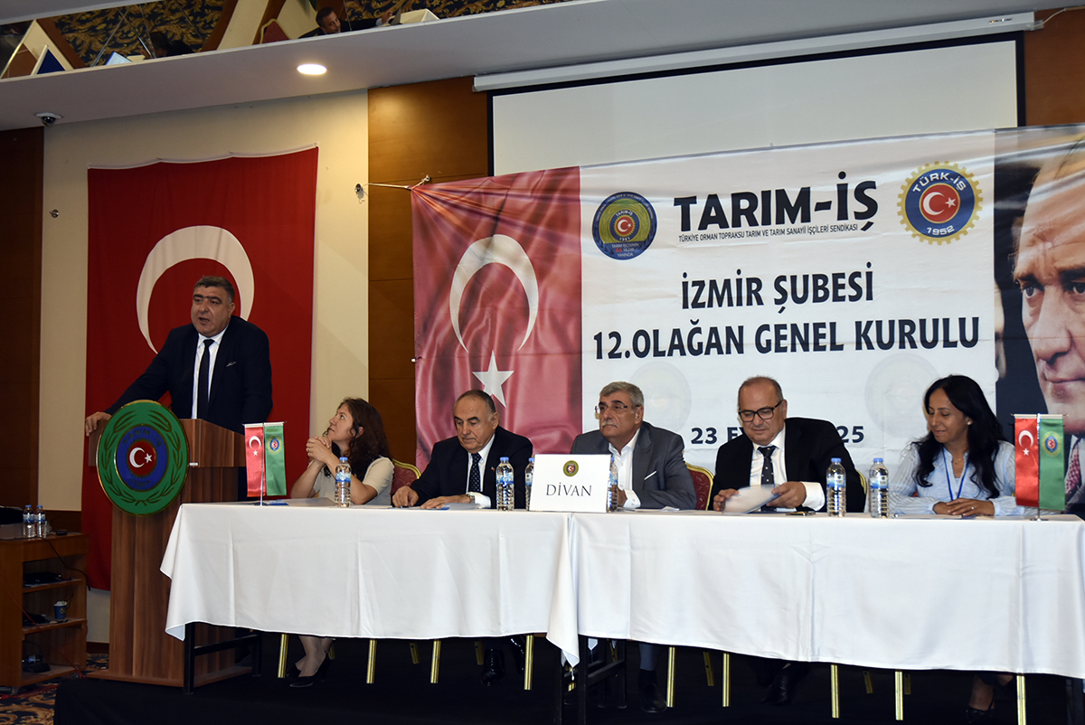 SENDİKAMIZ İZMİR ŞUBESİ 12. OLAĞAN GENEL KURULU TAMAMLANMIŞTIR