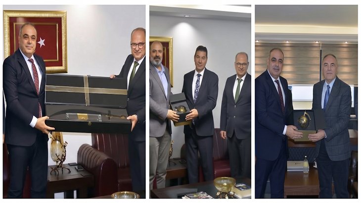 Şap Enstitüsü Müdürü Ertan Ağtürk ve Müdür Yardımcısı Mehmet Karakaya'nın, Sendikamız Yönetim Kurulu'nu Ziyareti
