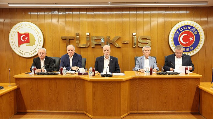 TÜRK-İŞ Başkanlar Kurulu, 30 Temmuz 2026 Perşembe Günü Konfederasyon Genel Merkezi’nde Toplandı