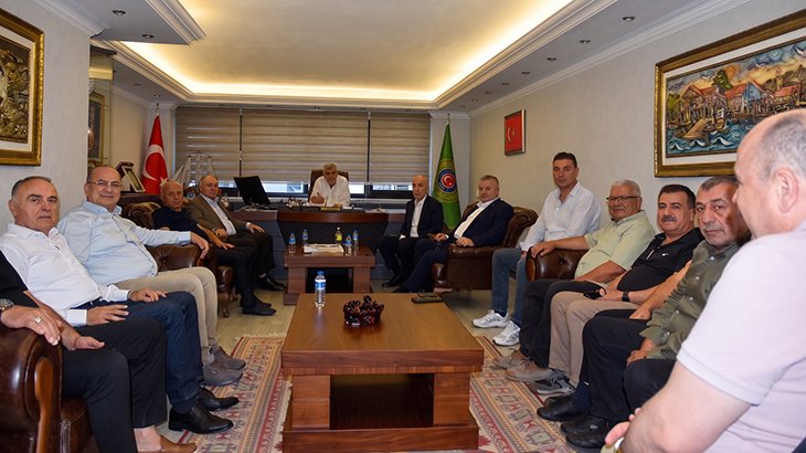 TÜRK-İŞ GENEL BAŞKANIMIZ ERGÜN ATALAY VE YÖNETİM KURULUNUN SENDİKAMIZI ZİYARETİ