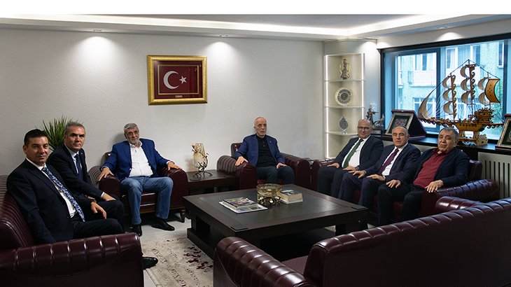 TÜRK-İŞ KONFEDERASYONU GENEL BAŞKANIMIZ ERGÜN ATALAY'IN  YÖNETİM KURULUMUZA HAYIRLI OLSUN ZİYARETİ